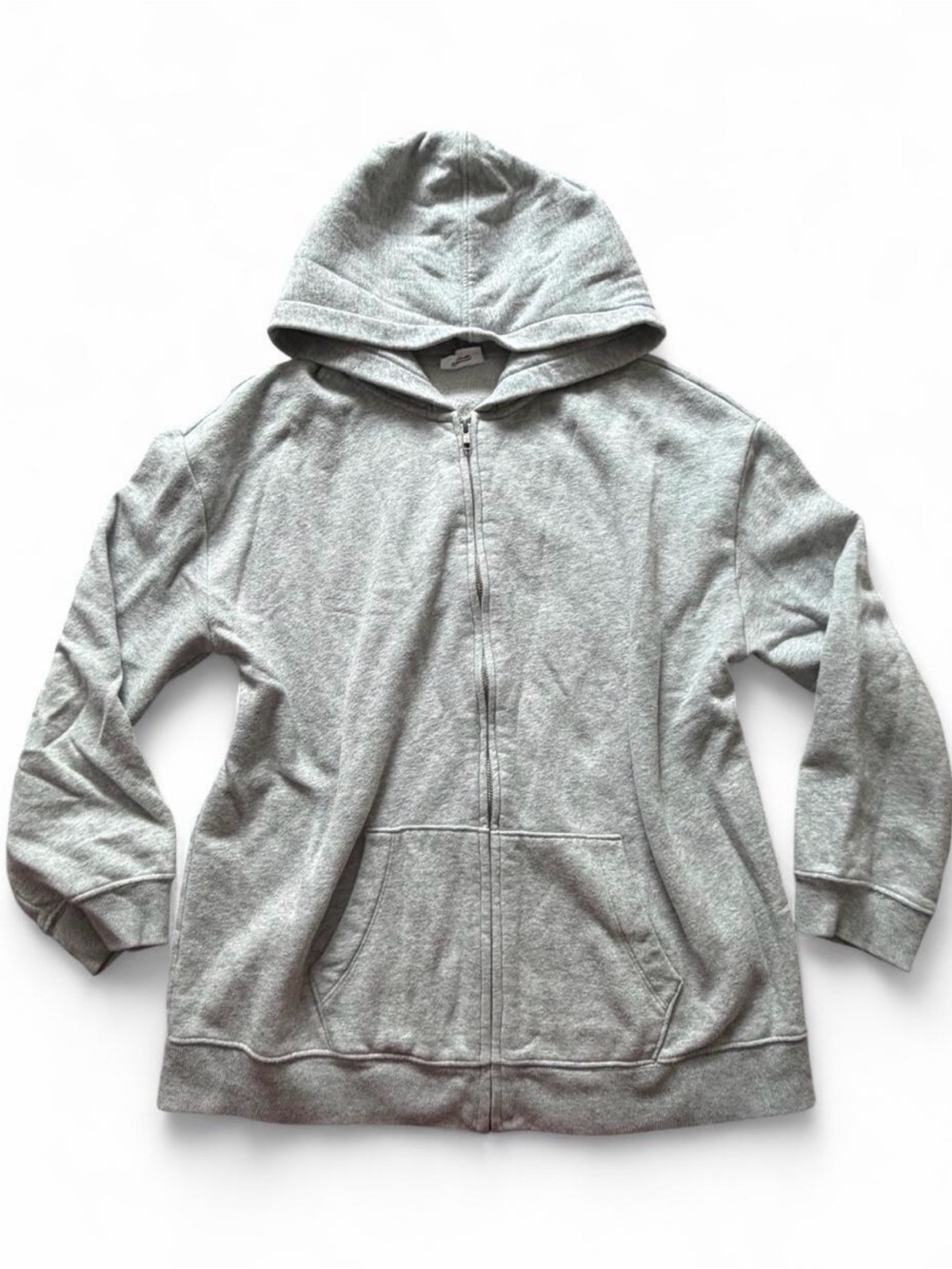 Gap Gray Zip-Up Hooded Jacket